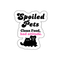 Clean Food Bad Attitude Sticker