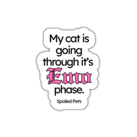 Cat Emo Phase Sticker