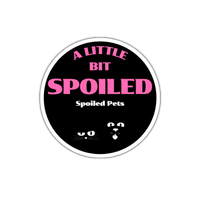 A Little Bit Spoiled Sticker - Black
