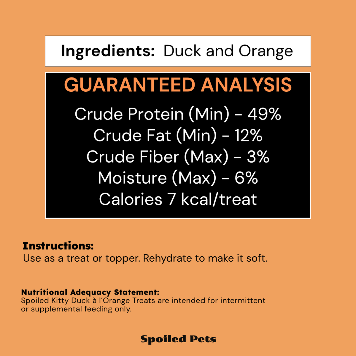 Duck à l’Orange Freeze-Dried Cat Treats